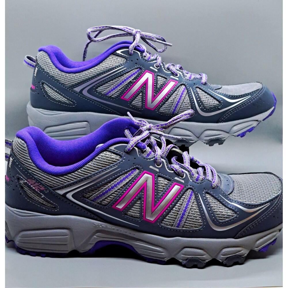 New Balance 412 V2 Women’s Size 11 Trail Running Shoes Gray Purple WTE412N2